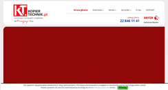 Desktop Screenshot of kopiertechnik.pl
